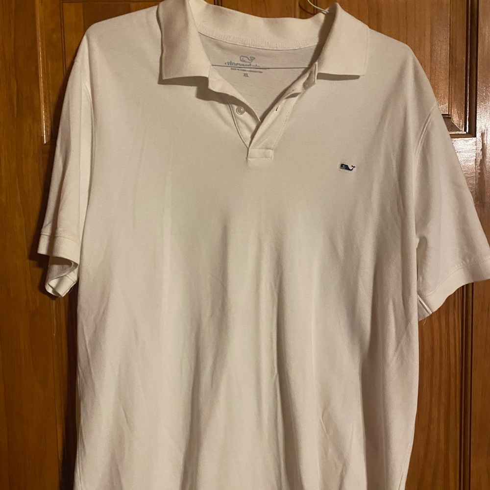 Vineyard vines mens xl white polo